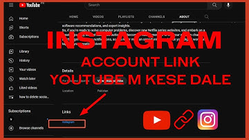how to add instagram account link on youtube channel | step by step