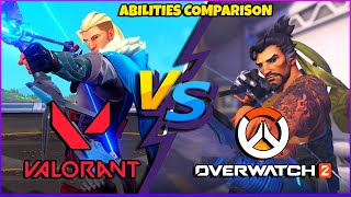 Valorant vs Overwatch 2 Comparison (Agent\/Hero Abilities)