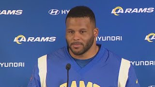 Rams' Aaron Donald talks upcoming playoff game