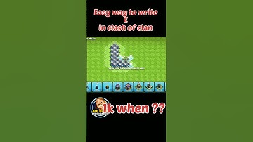 showcase base // name base // how to create E in clash of clan // easy way // #shorts