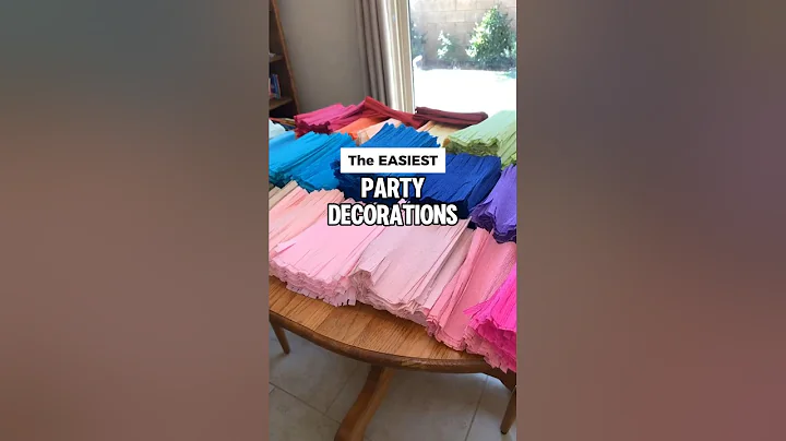 Easiest Way To Decorate A Party On A Budget | Affordable Party Decorations #shorts #partyideas