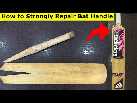 How to Repair Broken Bat | How to repair Cricket broken bat handle at home | Strongest bat repair