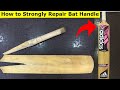 How to Repair Broken Bat | How to repair Cricket broken bat handle at home | Strongest bat repair