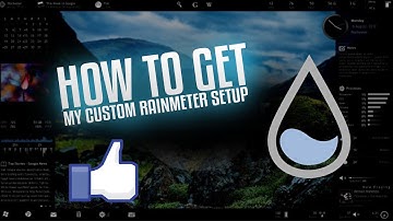 Rainmeter | My Custom Setup | How to add skins and themes