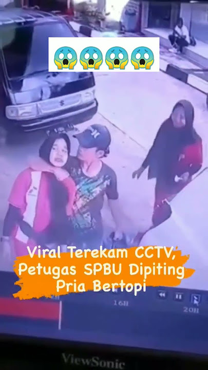 Viral petugas SPBU dengan pria bertopi hitam