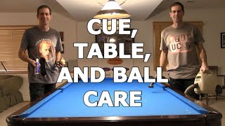 Pool Cue, Table, and Ball Care - How to Clean and Maintain