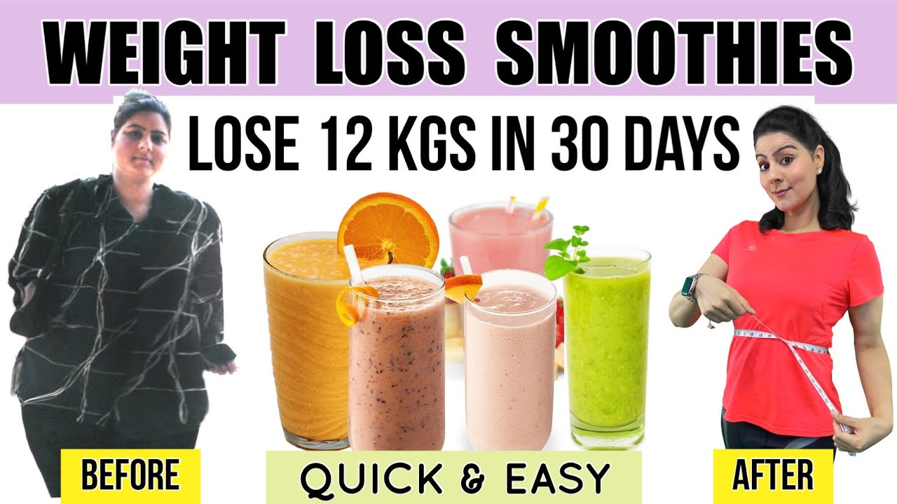 5 Healthy Breakfast Smoothies For Weight Loss, Easy Smoothie Recipes