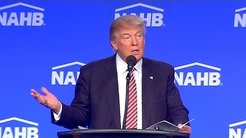Full video: Donald Trump speaks on economy