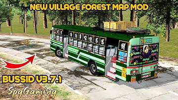 NEW VILLAGE FOREST MAP MOD FOR BUSSID |BUSSID V3.7.1||SPG GAMING|