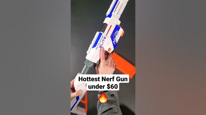 This Nerf gun is awesome..