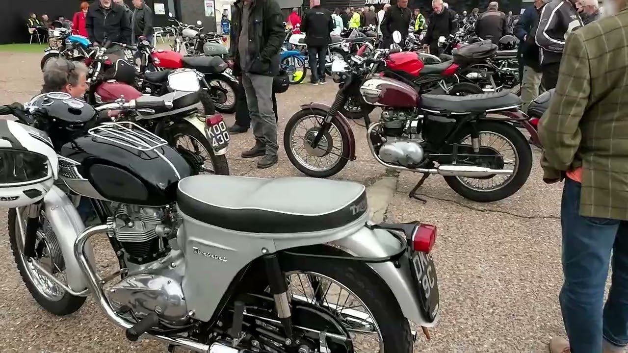Hastings Week Classic Motorcycle Display at The Stade 2025. Classic British Motorcycles & others.