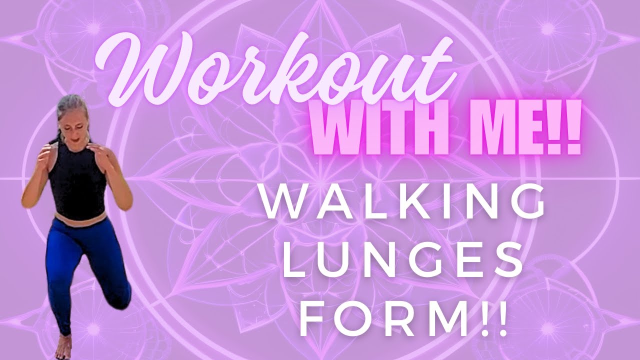 How to do Walking Lunges - Grow your Legs & Glutes!! - YouTube