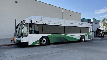 [new bus] City of Commerce Transit - Gillig BRT Plus 40ft CNG - 7/28/2022