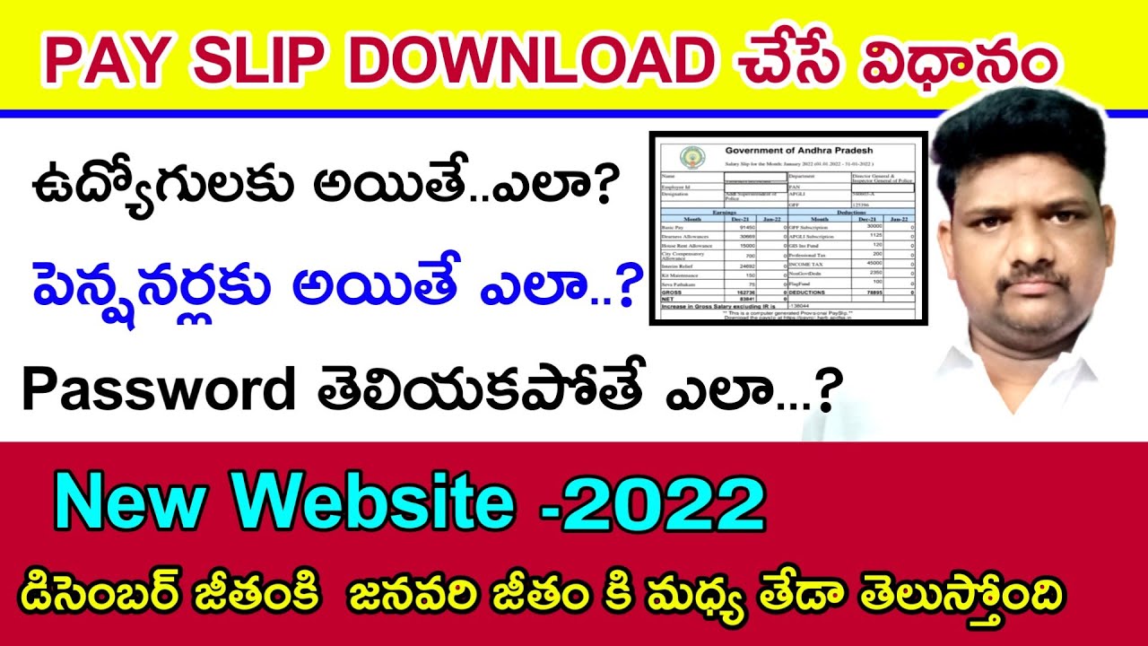 How To Download AP Pensioners Payslips  PENSIONERS PAY SLIPS SALARY PARTICULARS DOWNLOAD IN PDF CFMS