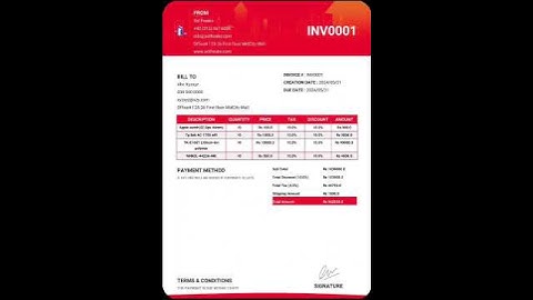 How to Create Invoice.Invoice Creator, Receipt Maker
