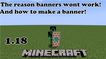 Minecraft How To Put Banner On Shield/ Troubleshooting...