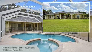 4 BR Acreage Pool Home for Sale - 13882 43rd Rd N, Royal Palm Beach, FL 33411 4 BR Acreage Pool Home for Sale - 13882 43rd Rd N, Royal Palm Beach, FL 33411