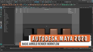 Autodesk Maya 2020 - Basic Arnold Render Workflow
