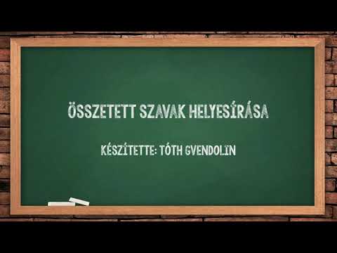 Videó: A Fél- / Felével Kezdődő Helyesírási Szavak