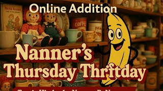 Nanners Thursday Thriftday
In todays video, Im showcasing Khadijah @TheBrassTwigKhadijah online seller. Mark your calendars her next sale is tonight, September 18th.
#junkjournal #thrifting #thrifthaul Nanners Thursday Thriftday