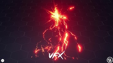 Lightning Attack VFX Unreal Engine Preview