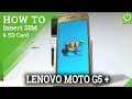 LENOVO Moto G5 Plus Insert SIM & SD / SIM and SD Card Slot