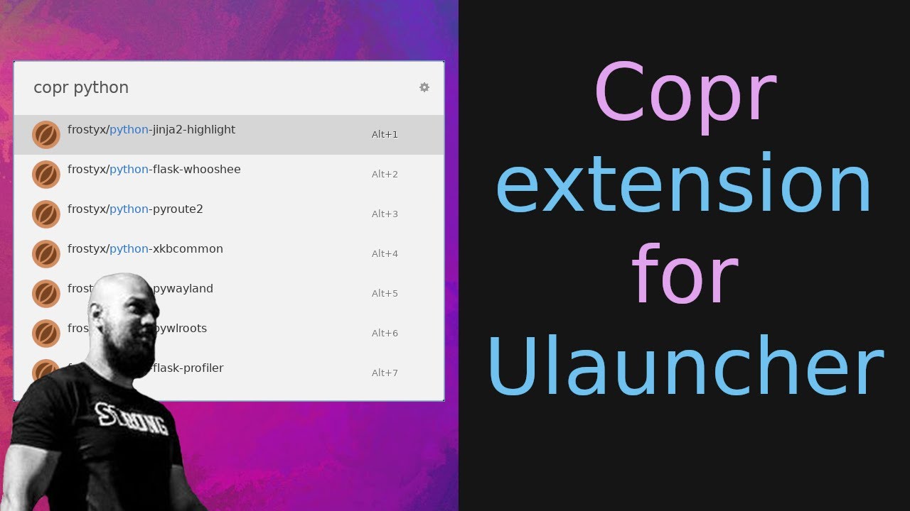 Browse Copr projects from Ulauncher - YouTube