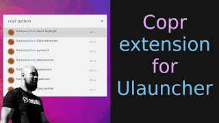 Browse Copr projects from Ulauncher