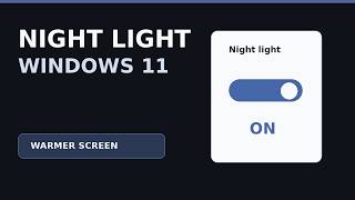 How to Turn On Night Light in Windows 11 screenshot 3