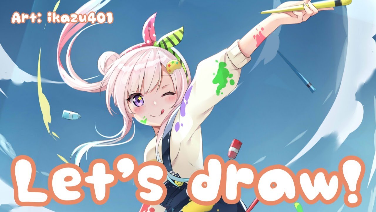 【Live Draw】Coloring The Art I Made Online So You Can Learn From It【hololiveID】