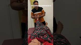 72 years old lady patient Treatment by Chiropractic technique #backpain #fitness #chiropractic