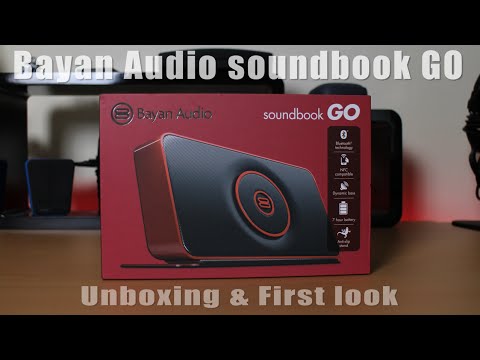 Bayan Audio soundbook GO unboxing & quick look