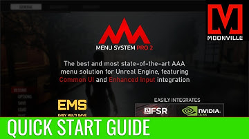 Menu System Pro by Moonville - Quick Start Guide