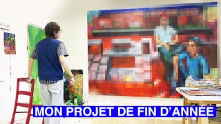 200H Pour Peindre Le Projet De Fin Détude En Art - Art Vlog 25 