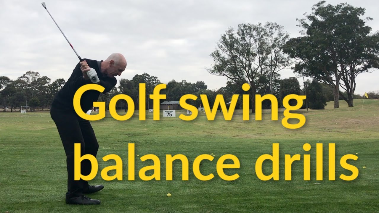 Golf swing balance drills YouTube