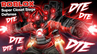 Roblox : Super Closet Siege Defense #5 🔊 Titan SpeakerMan แบบอัพเกรด ตัวเดียวแบกทั้งเกม !!!