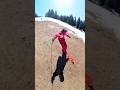 [Throwback] Freeride en mono, herbe en cadeau 🌿 #freeride #monoski #lesgets #esf #funnymoments