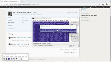 IECHost GUI client: adding a directory listing scrollbar
