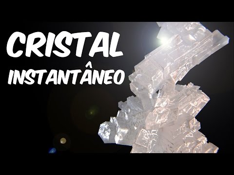 Vídeo: Como crescer cristal de gelo ficinia?