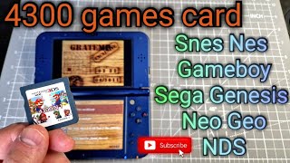 Nintendo 3DS XL in 2024 I testing emulation on 4300 games card I retro game console I NDS Gameboy