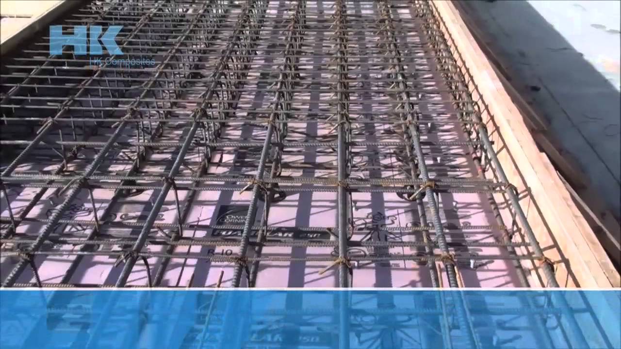 HK Composites System Tilt Up Insulated Concrete Process - YouTube