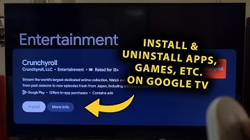 How To Install & Uninstall Apps, Games, Etc. On Google TV Streamer 4K!