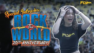 Backstage exclusive! ROCK THE WORLD! (OBS, Pop Shuvit, Jason Lo, etc) | Fly FM Interviews