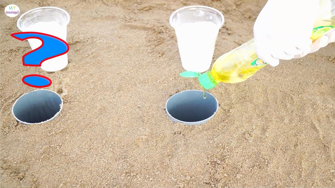 Experiment Liquid Soap vs Foam Undergorund 100 YouTube