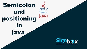 Java Tutorial For Beginners 7 - Semicolon and positioning in java Step by Step understand