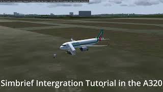 FlightGear | Tutorial | How to upload Simbrief Flightplan in A320