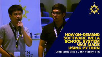 PyCon PH 2017 - Wela School System Using Python by Sean Mark Mira and John Vincent Fiel