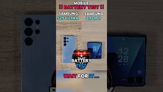 ⚡☠️ SAMSUNG S25 ULTRA VS SAMSUNG Z FLIP 7 BATTERY TEST!!