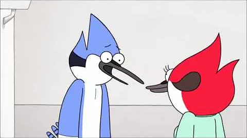 Regular Show - Mordecai and Margaret's Goodbye Kis...