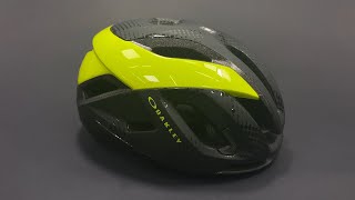 Capacete de Ciclismo Oakley Aro5 Race Mips Preto e Amarelo